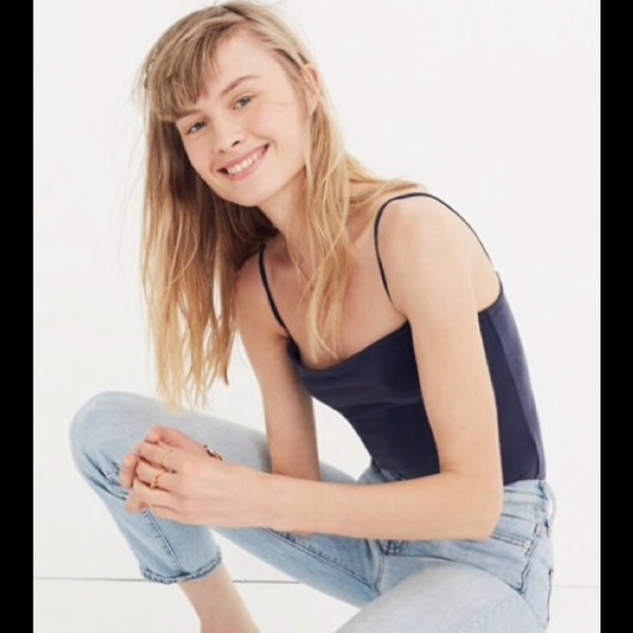 Madewell Tops - NWT Madewell super soft thong camisole body suit.